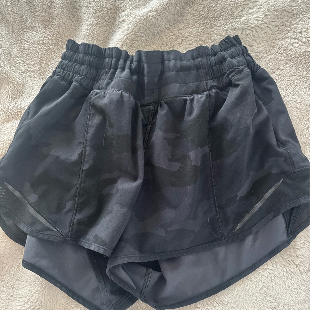 Camo Lululemon Hotty Hot Shorts